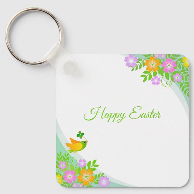 Chaveiro Felz pascoa perfeito, Legal, ovos (Frente)