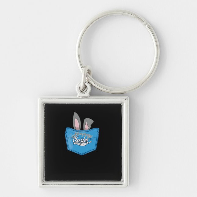 Chaveiro Felz pascoa Pop de Peeking Bunny (Frente)