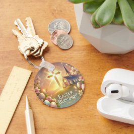 Chaveiro "Felz pascoa: Um dia de amor e riso"