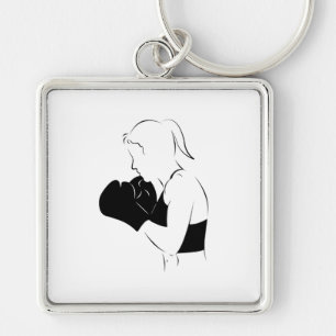 Chaveiro Female Boxer