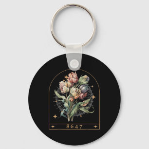 Chaveiro Feminista Floral 8647 Anti-Trump Human Rights Engr