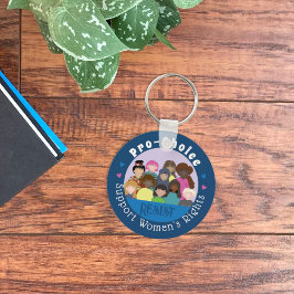Chaveiro Feminista Pro-Escolha Pulseira Azul