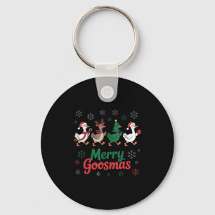 Chaveiro Feriado de feliz Goosmas Engraçado Natal Feriado