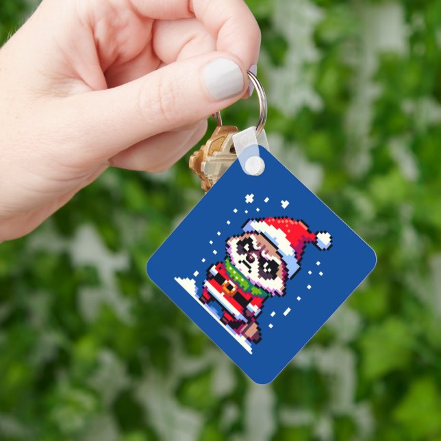 Chaveiro Feriado de Natal rabugento - Feriado Engraçado de  (Mão)