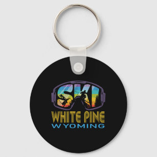 Chaveiro Férias de Esqui em White Pine Wyoming
