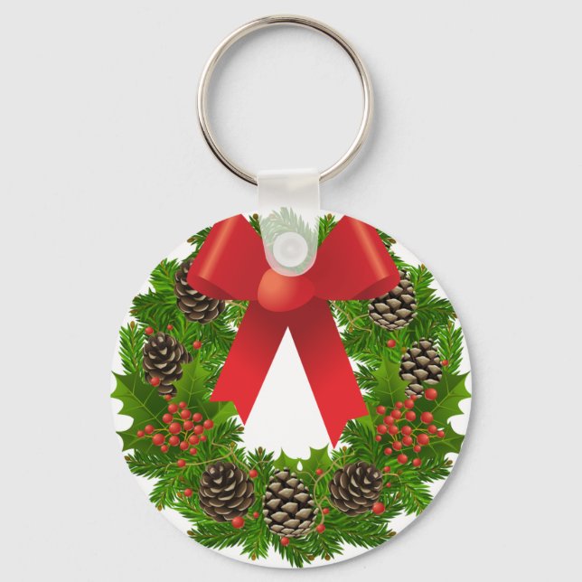 Chaveiro Férias de Natal para os Feriados (Frente)