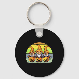 Chaveiro Férias de outono de Abóbora dos Gnomos das Hallowe