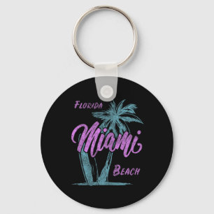 Chaveiro Férias de Verão Família Palmas da Praia de Miami F