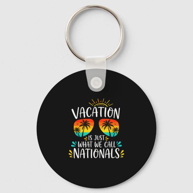 Chaveiro Férias é o que chamamos de viagem nacional retrô (Frente)