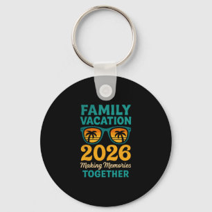 Chaveiro Férias em Família 2026 Memórias do Pôr do Sol Trop