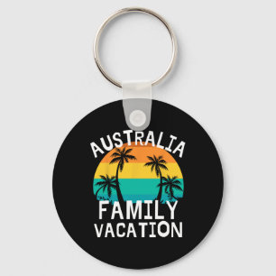 Chaveiro Férias em família na Austrália Viagem engraçada Ho