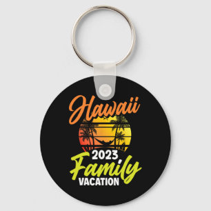 Chaveiro Férias em Família no Havaí Surfando Surfista Havaí