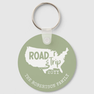 Chaveiro Férias Familiares Personalizadas Family Road Tri