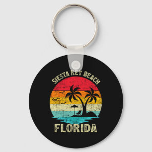 Chaveiro Férias Familiares Vintage Retro Florida Siesta Key