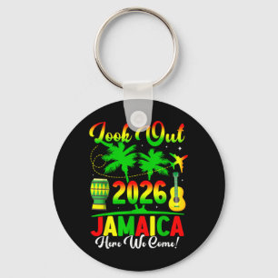 Chaveiro Férias na Jamaica 2026 Aqui Vem o Aniversário Comb