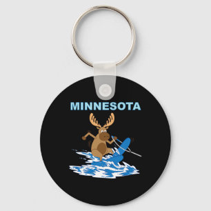 Chaveiro Férias no Lago Moose Moose de Esqui Aquático em Mi