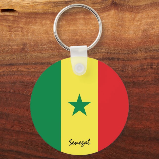 Chaveiro Férias, patriotas e esportes no Senegal (Frente)