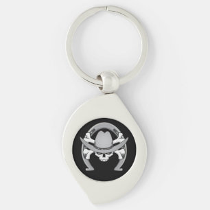 Chaveiro Ferradura do Crânio do Cowboy