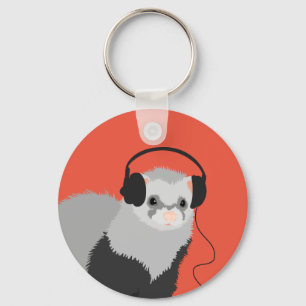 Chaveiro Ferret QR Code Music Lover