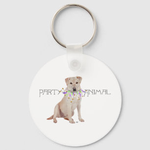 Chaveiro Festa Animal do Labrador Amarelo
