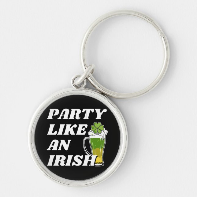 Chaveiro Festa Como um Irlandês (Frente)