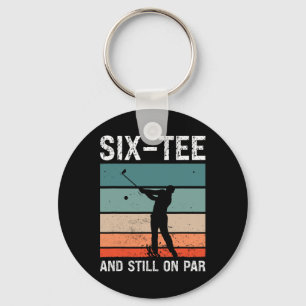 Chaveiro Festa de 60 Anos de Golfe Six-tee E Ainda No Par