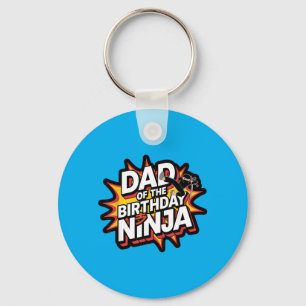 Chaveiro Festa de Aniversário Ninja Kids Pai do Aniversário