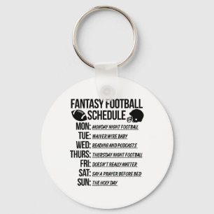 Chaveiro Festa de Draft de Futebol Fantasia