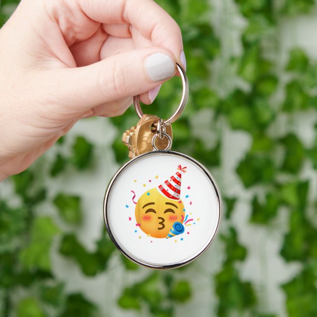 Chaveiro Festa de Emoticon Divertido (Mão)
