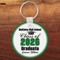 Festa de Graduação Personalizada Verde da Turma de