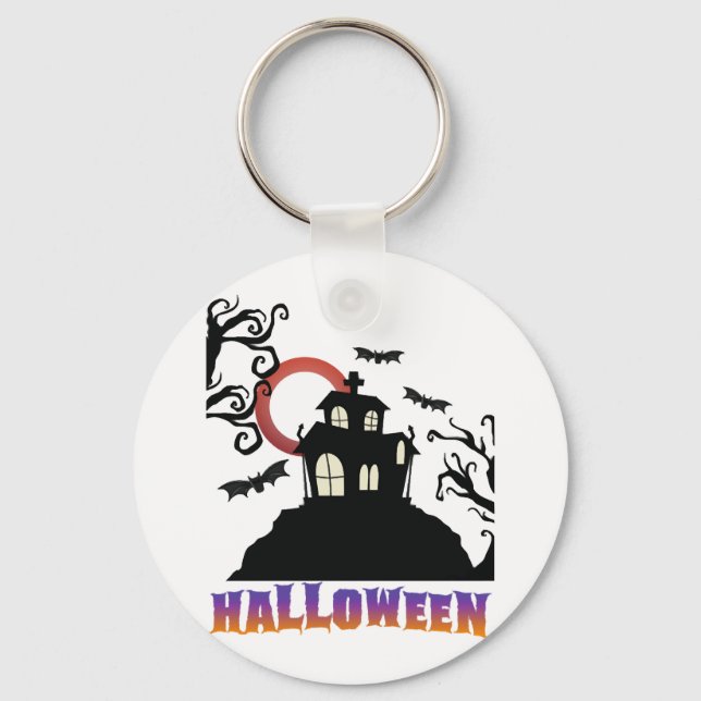 Chaveiro Festa de Halloween (Frente)