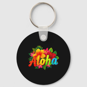 Chaveiro Festa de Luau Tropical Havaiano Aloha Havaí Hibisc