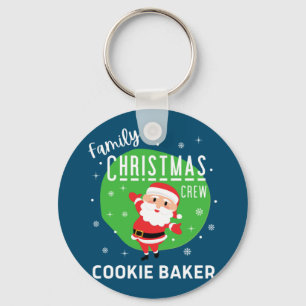 Chaveiro Festa de Natal do Grupo Familiar Pijamas Cookie Ba