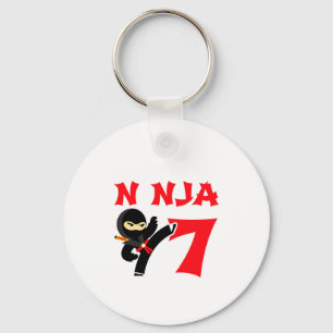 Chaveiro Festa de Ninja de Karate de 7 Anos de Idade Crianç