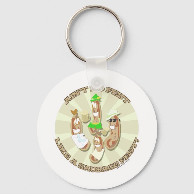 Chaveiro Festa de salsicha! (Frente)