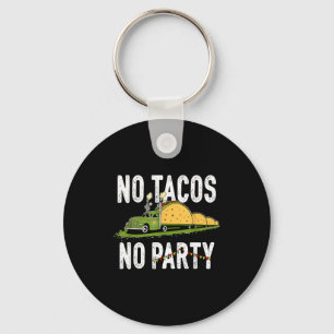 Chaveiro Festa do taco de terça-feira vibes engraçadas de c