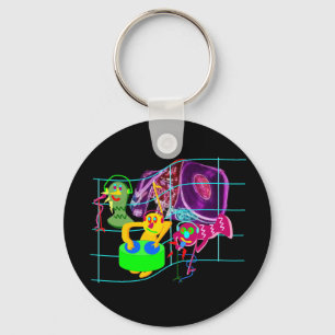 Chaveiro Festa estranha do DJ