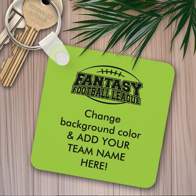 Chaveiro Festa Fantástica de Futebol (Personalized keychain - Fantasy Football)