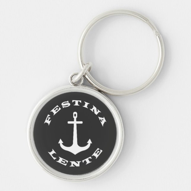 Chaveiro Festina lente (Frente)
