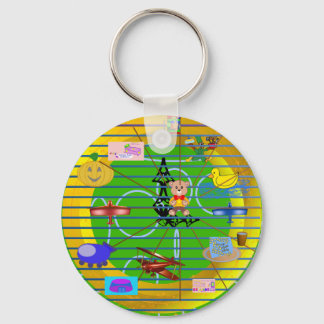 Chaveiro Festival de Cartoons Festivos