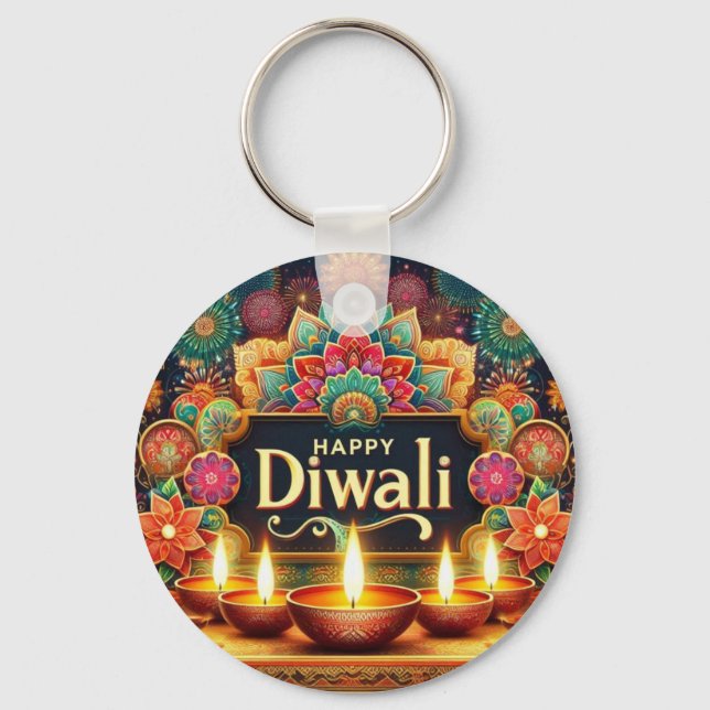Chaveiro Festivo Diwali (Frente)
