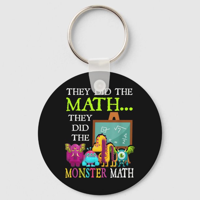 Chaveiro Fez A Matemática Fez A Matemática Monstruosa Dia D (Frente)
