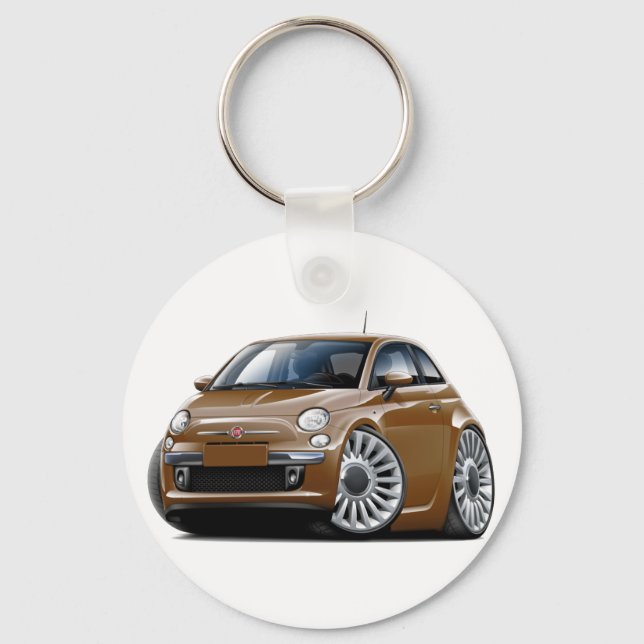 Chaveiro Fiat 500 Brown Car (Frente)