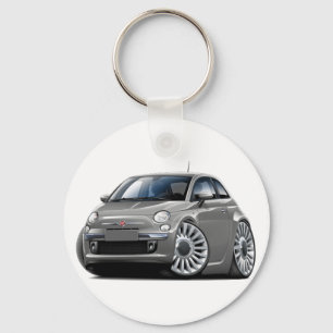 Chaveiro Fiat 500 Cinza
