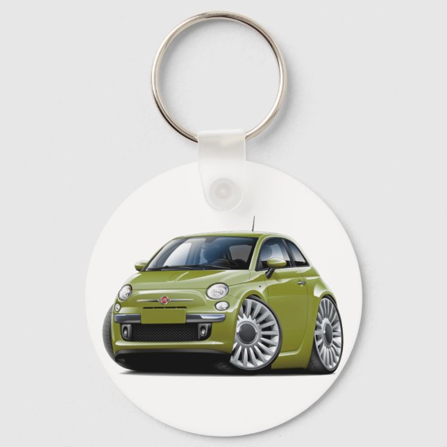 Chaveiro Fiat 500 Olive Car (Frente)