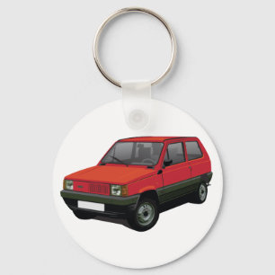 Chaveiro Fiat Panda 30 / 45 vermelho