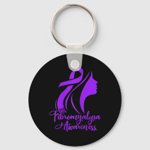 Chaveiro Fibromialgia Sensibilização Fibro Guerreiro Roxo F