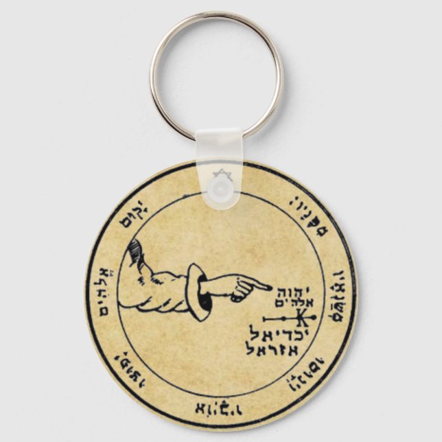 Chaveiro Fifth Pentacle of the Moon (Frente)