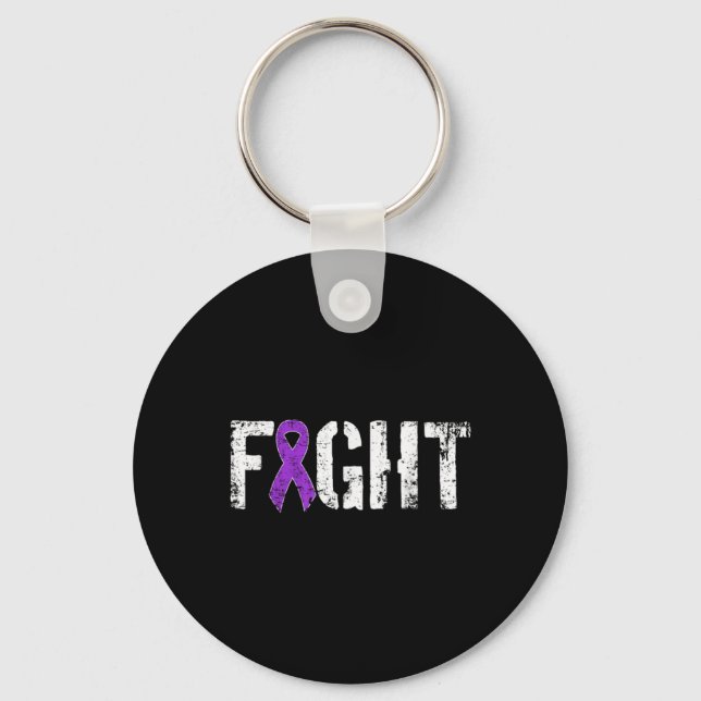 Chaveiro Fight Pancreatic Cancer Military Style Awareness  (Frente)