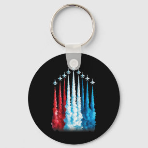 Chaveiro Fighter Jets American Flag Para O Dia 4 De Julho P
